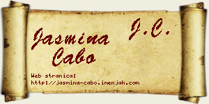 Jasmina Cabo vizit kartica
